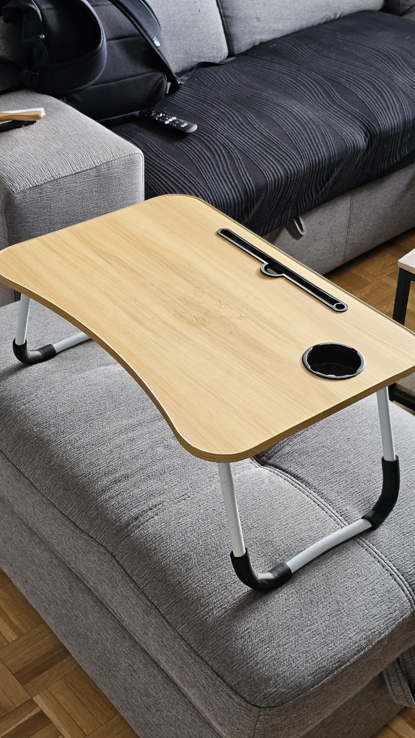 Portable Lap Desk with Cup Holder