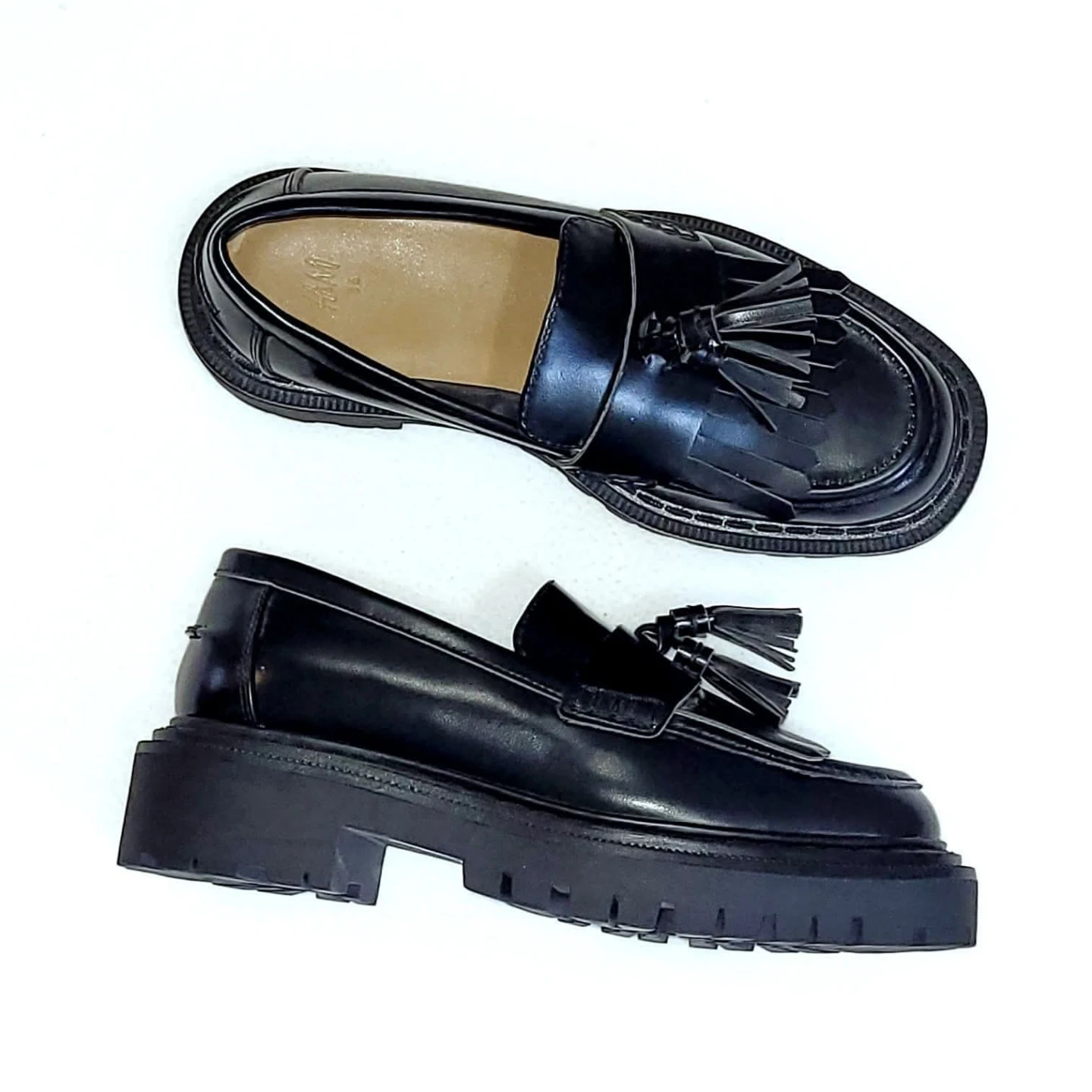 H&M Chunky Tassel Loafer Size 5 - photo 2