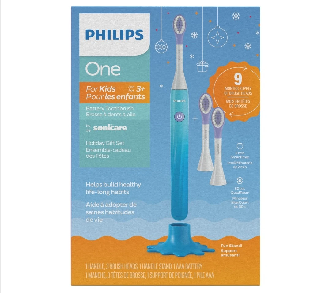 Philips One Kids Battery Toothbrush Holiday Gift Set - photo 2