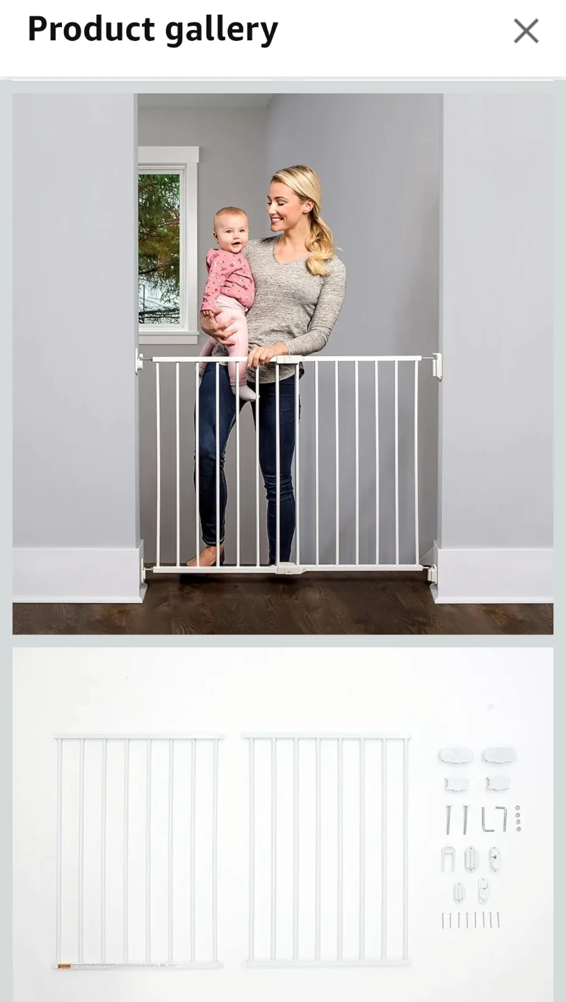 Regalo 2-in-1 Extra Wide Stairway and Hallway Safety Gate - photo 4