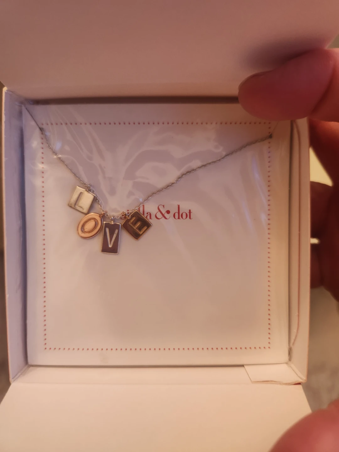 Stella & Dot "LOVE" Necklace