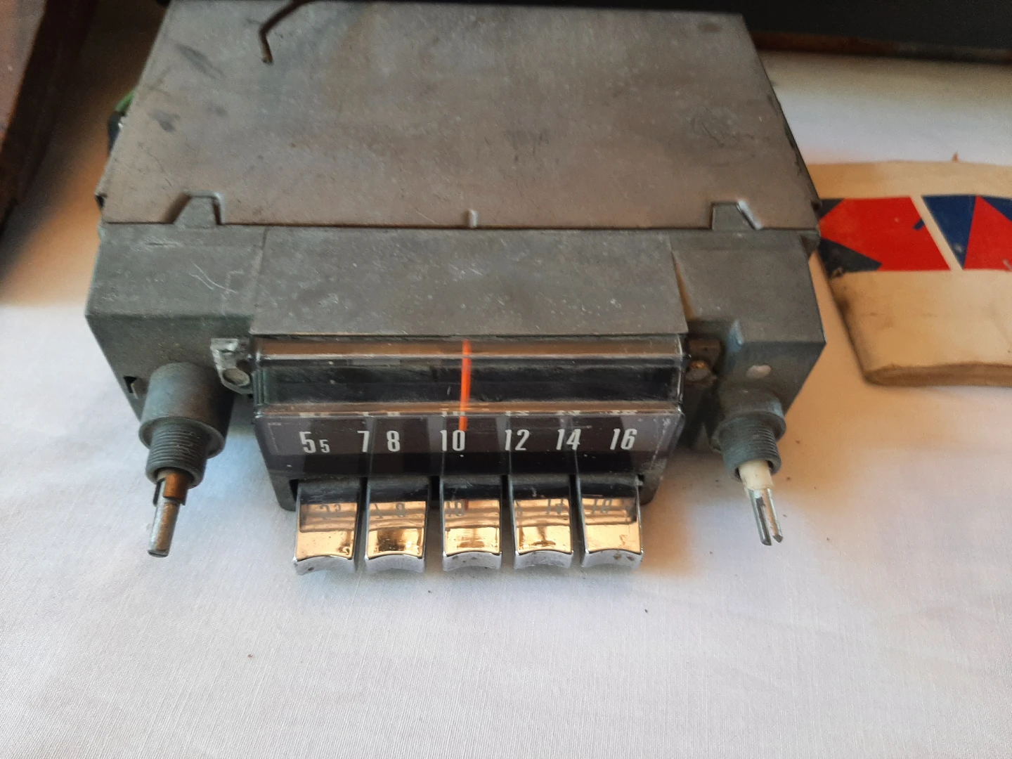American Motors "Lark" Radio & Emblem Lot