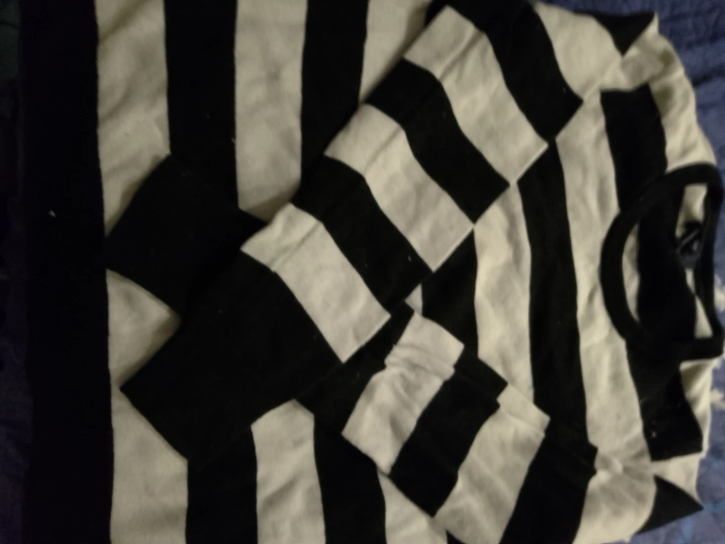 Black and White Striped Sweater