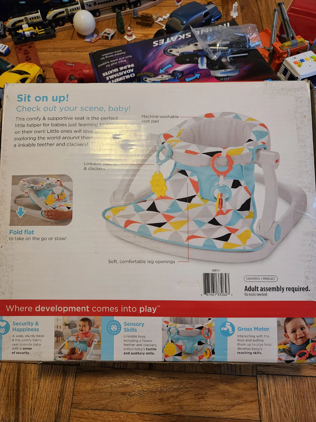Fisher-Price Sit-Me-Up Floor Seat with Toys - photo 2