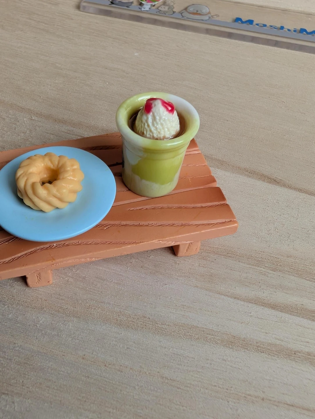 Starbucks Miniature Drink and Donut Set with plate - photo 3