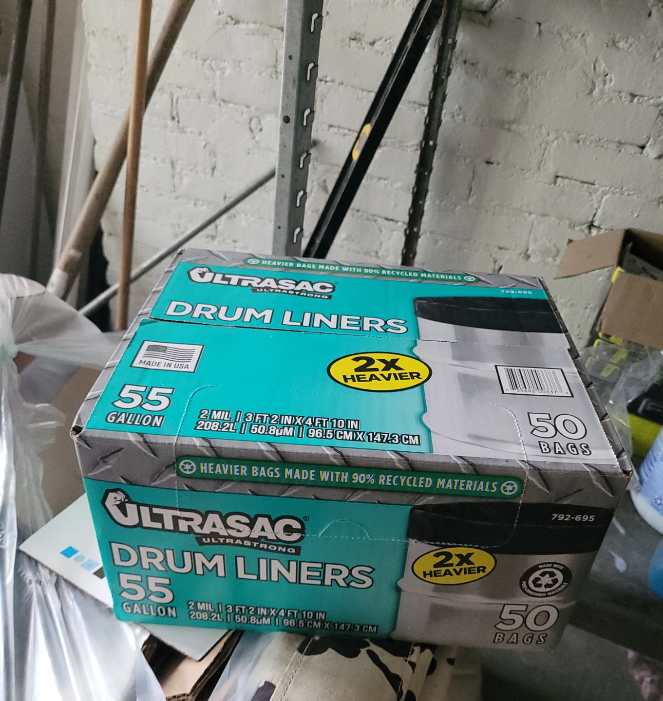 ULTRASAC 55 Gallon Drum Liners (50 Bags) - photo 2
