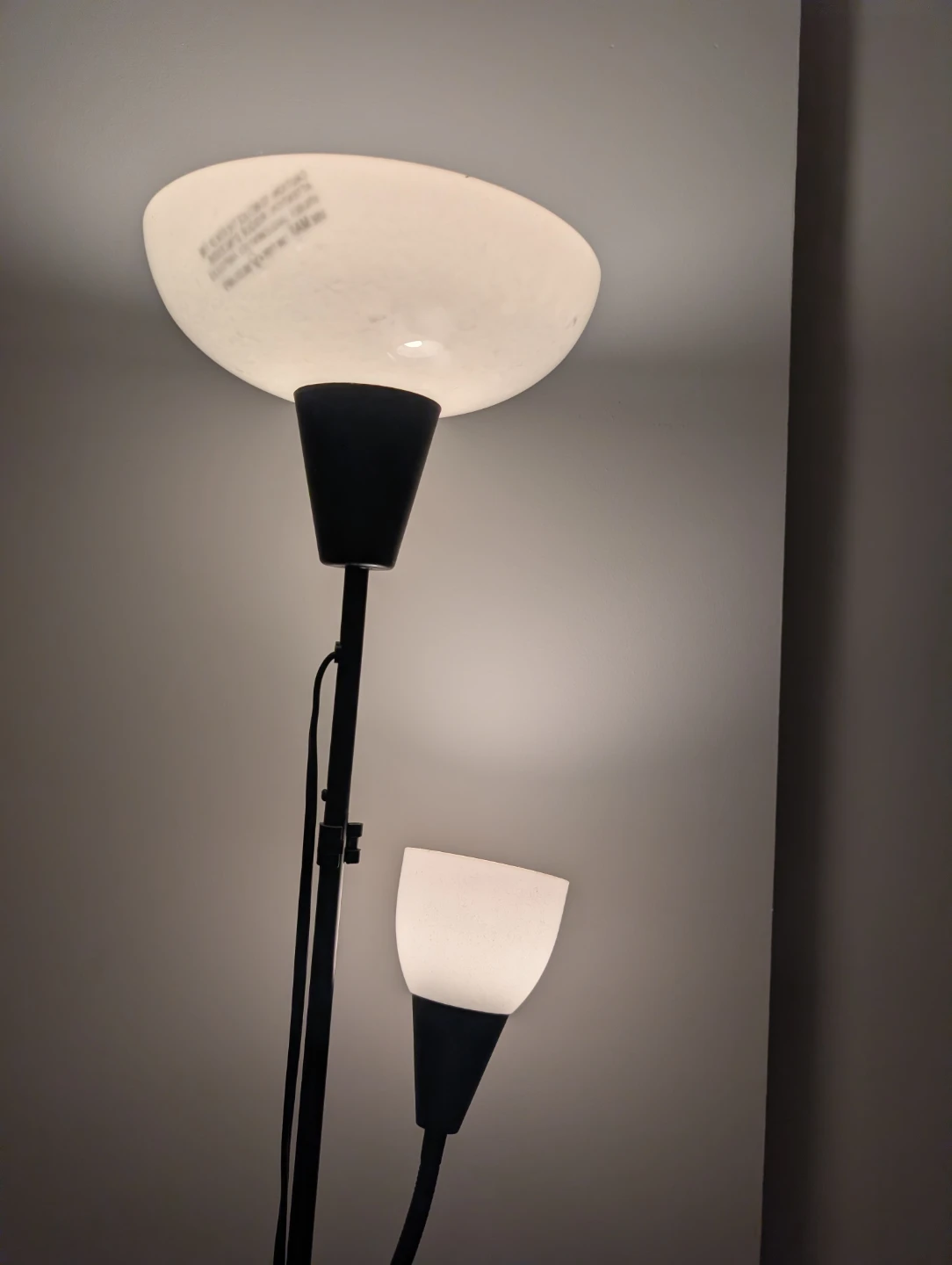 IKEA Floor Lamp with Two Lights