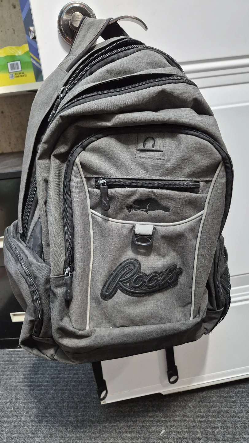 Roots Grey Backpack