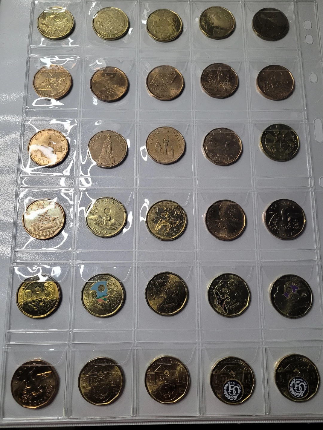 Collection of Canadian Dollar Coins