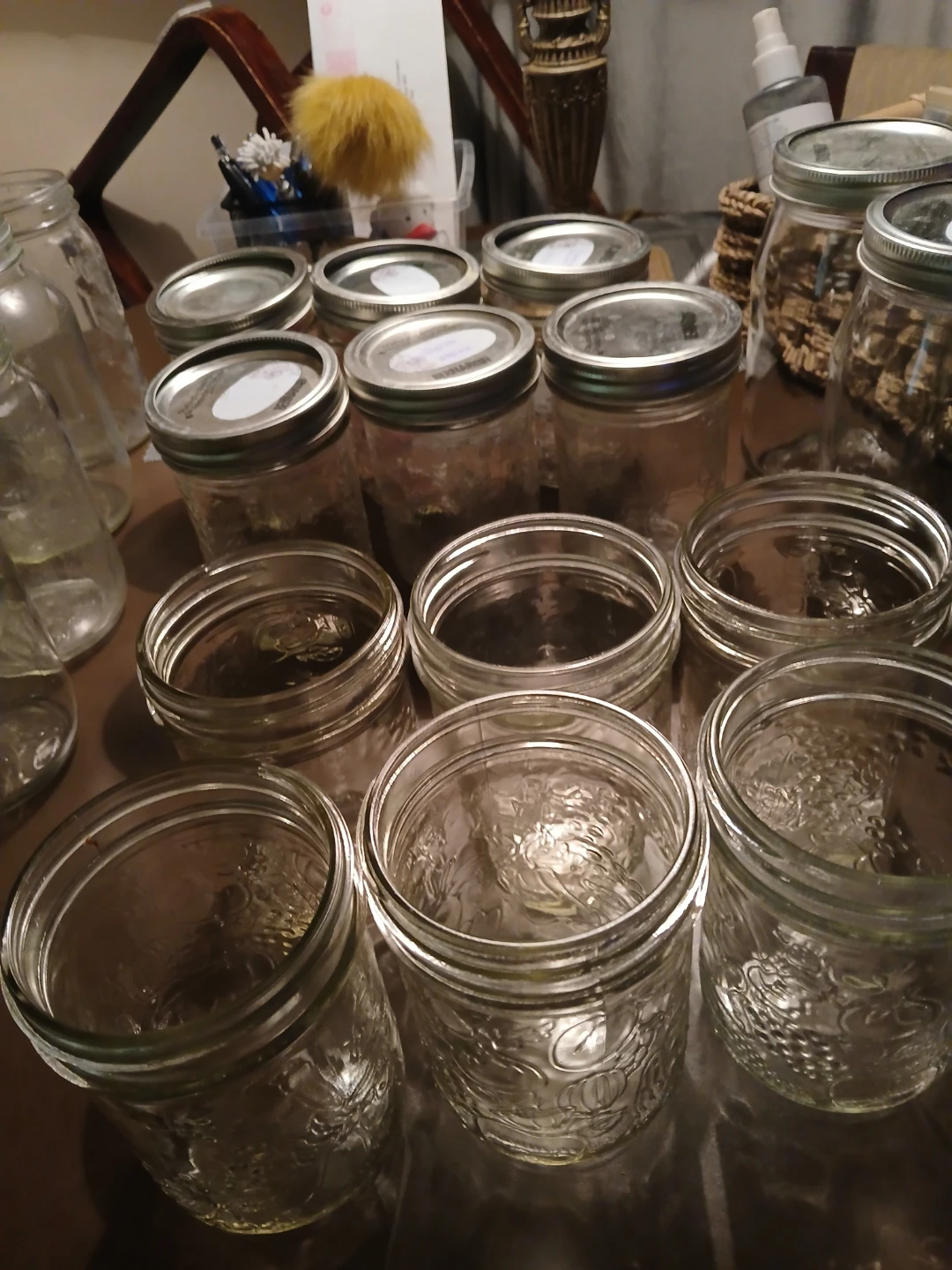 Assorted Canning Jars with Lids - photo 2
