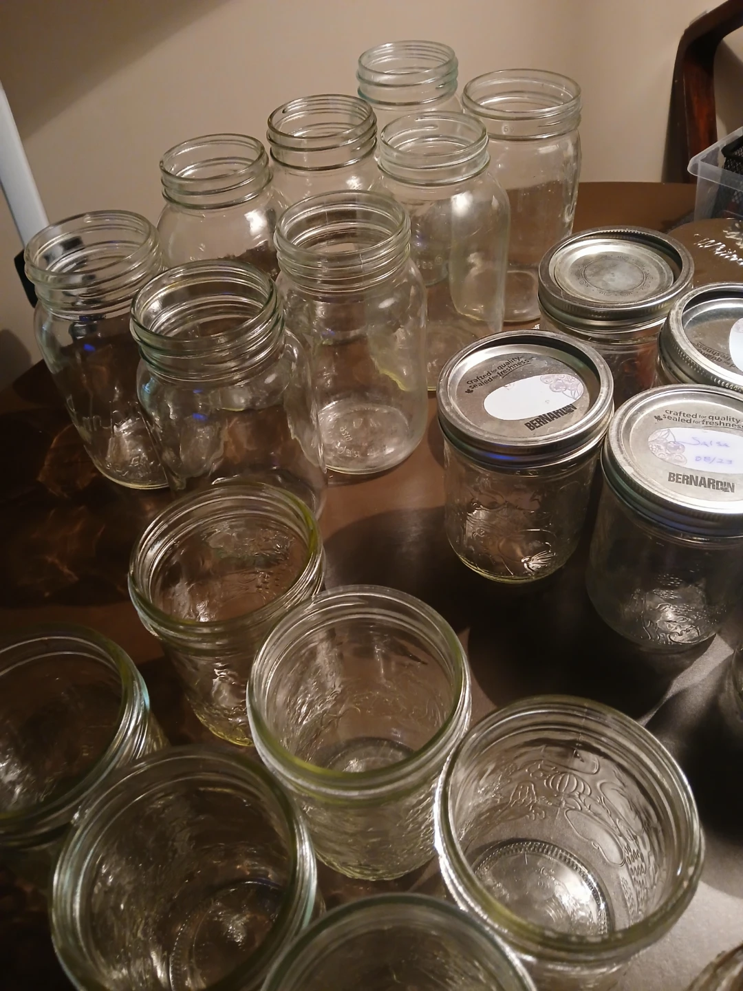 Assorted Canning Jars with Lids - photo 5