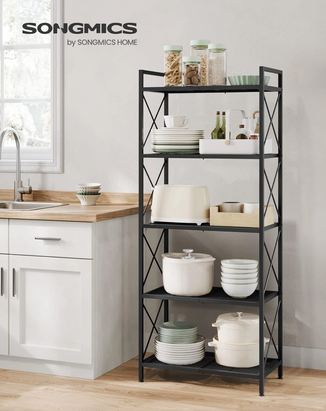 5-Tier Metal Storage Rack