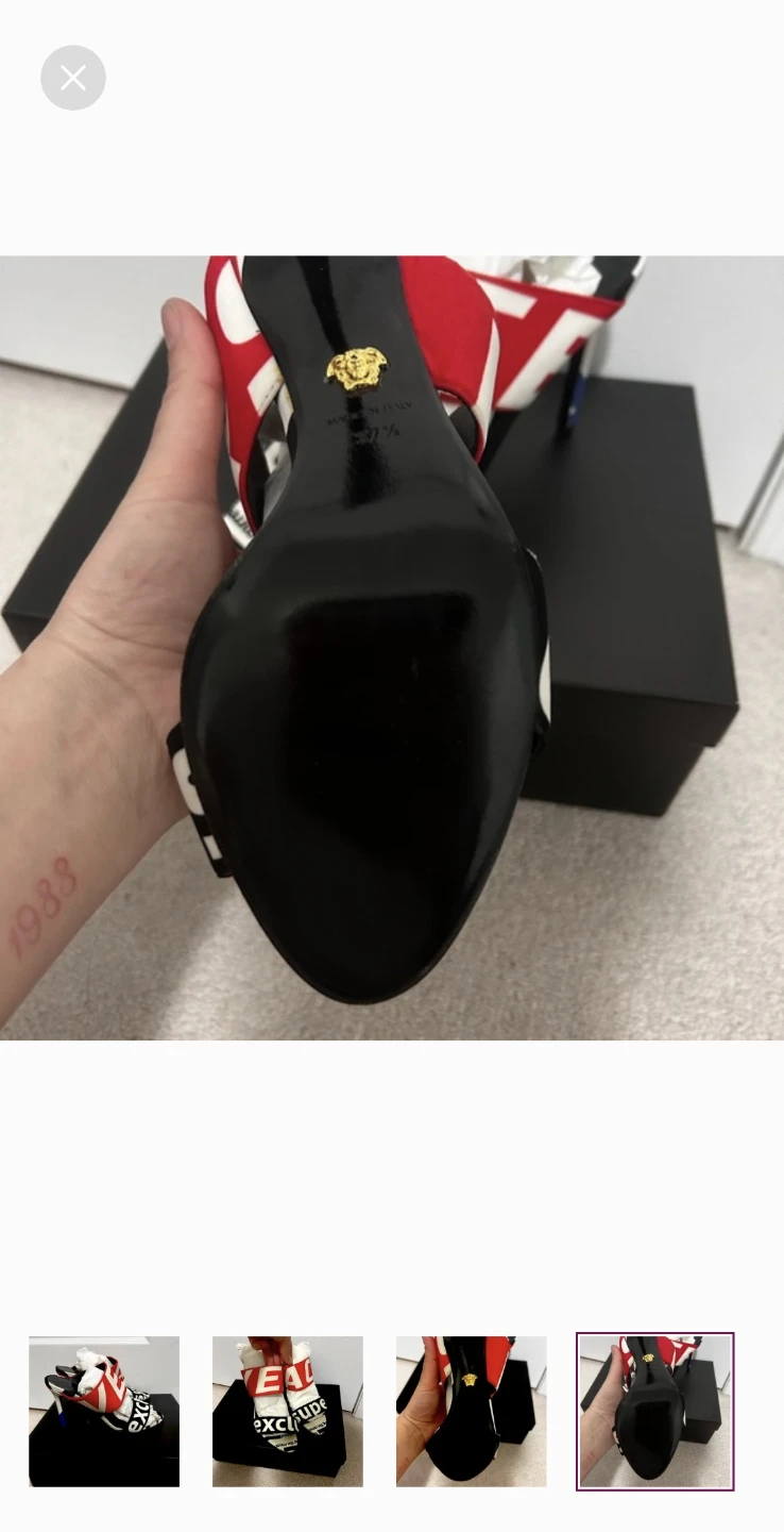 AUTHENTIC Versace Medusa Heels - photo 3