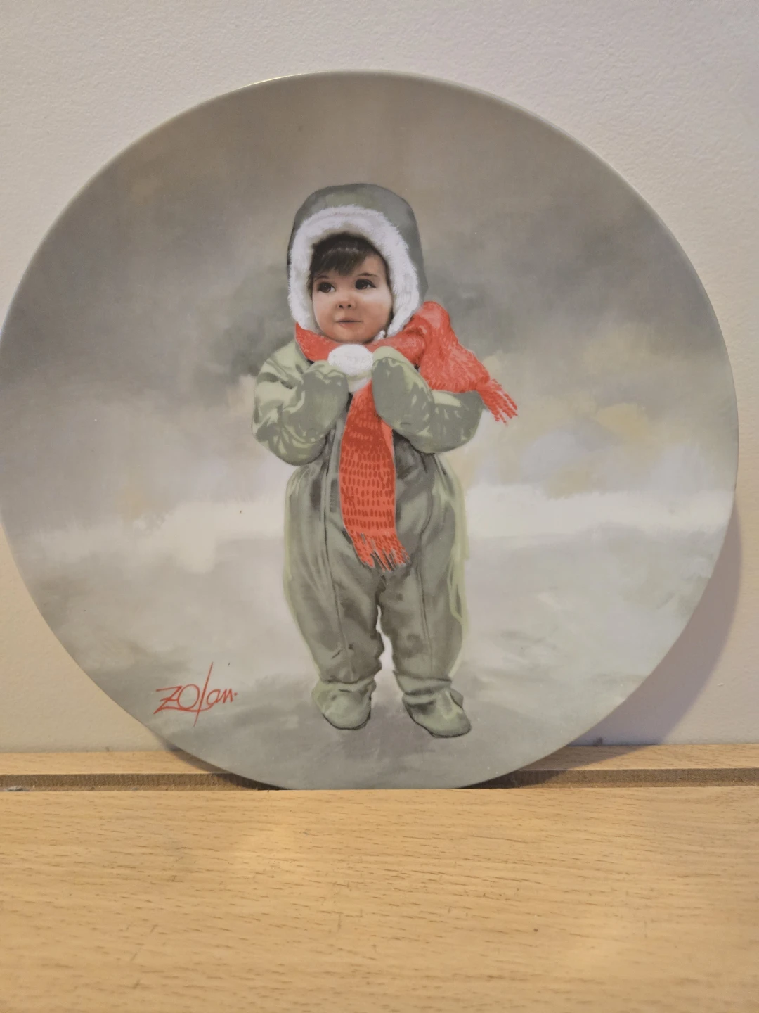 Winter Angel Collector Plate by Donald Zolan - 1984