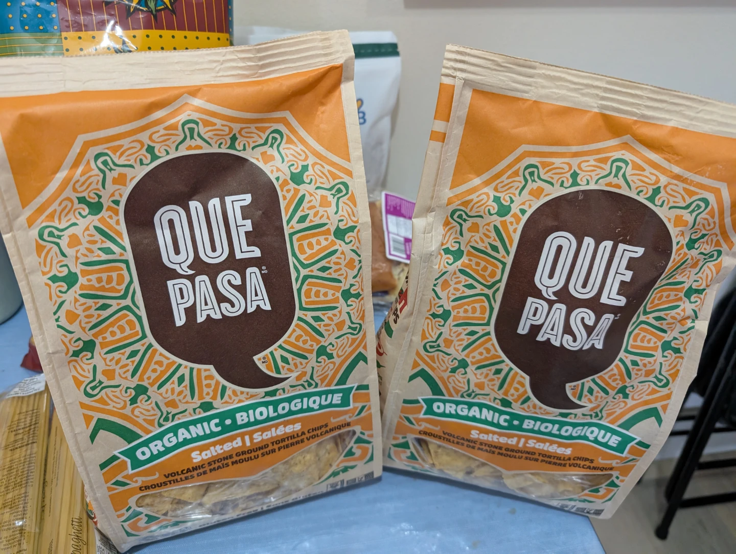 Que Pasa Organic Salted Tortilla Chips - 2 Bags