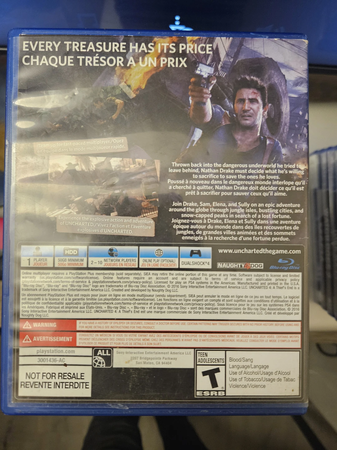 Uncharted 4: A Thief's End PS4 Game - photo 2
