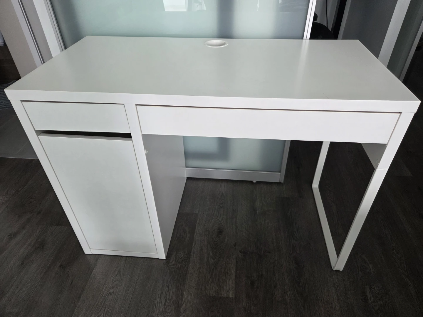 White IKEA Desk Micke