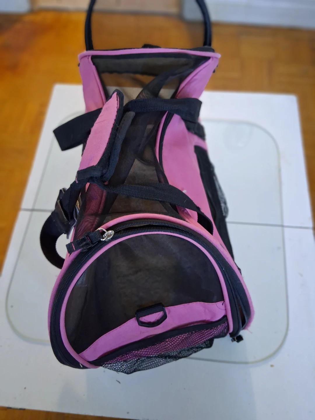 Pink Pet Carrier Bag