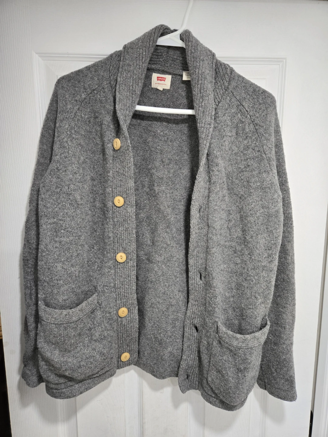 Levi's Grey Shawl Collar Cardigan