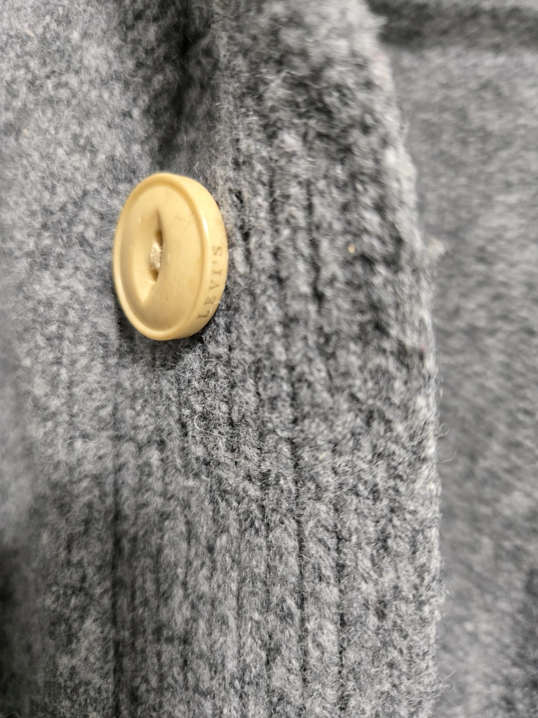 Levi's Grey Shawl Collar Cardigan - photo 5