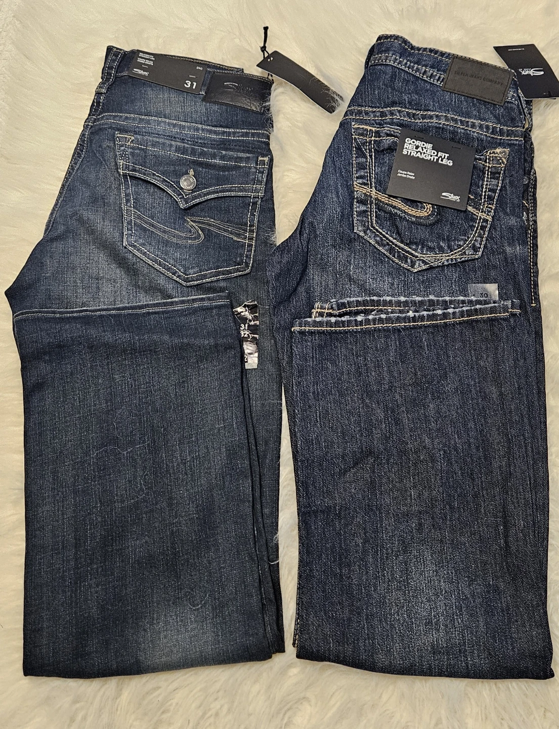 Silver Jeans Co. Men's Gordie & ZAC Relaxed Fit Straight Leg