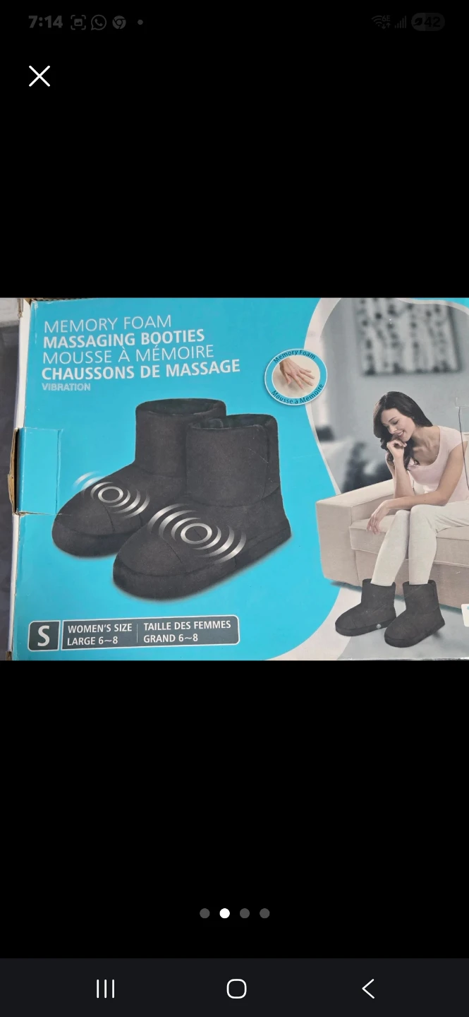 Memory Foam Massaging Booties