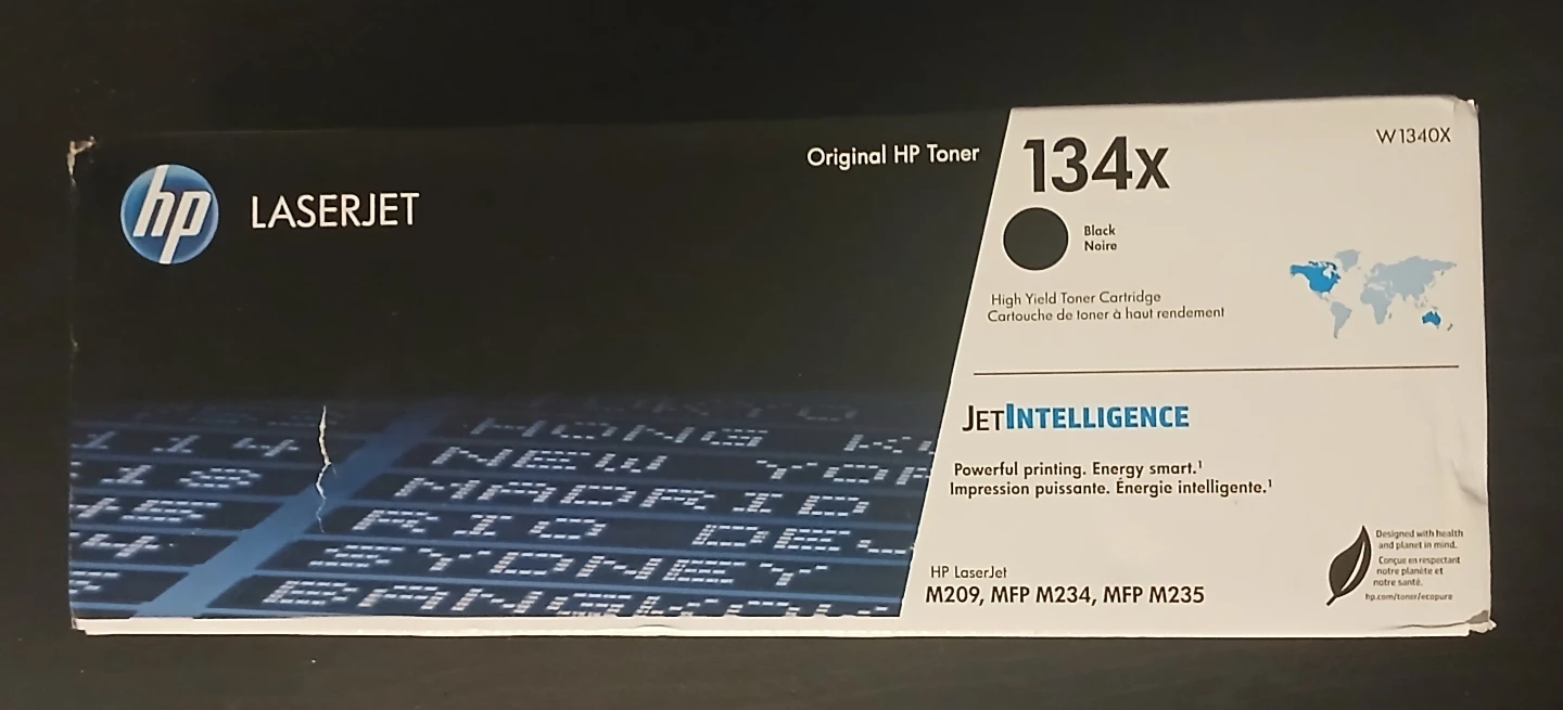 Original HP 134x High Yield Black Toner Cartridge