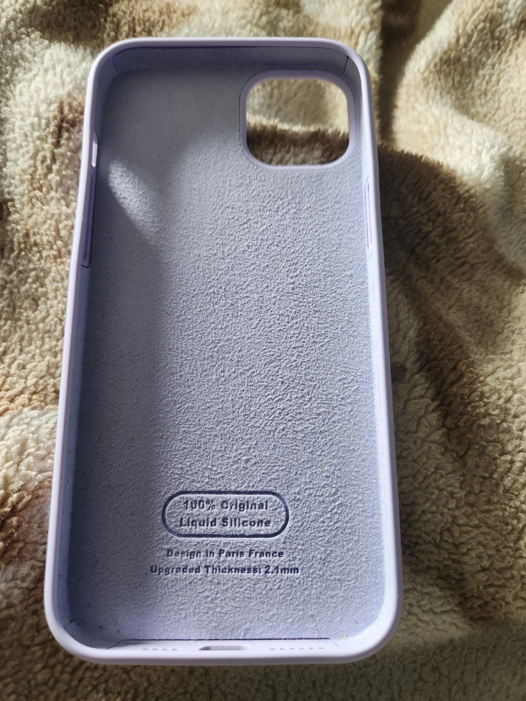 Lavender Liquid Silicone Phone Case
