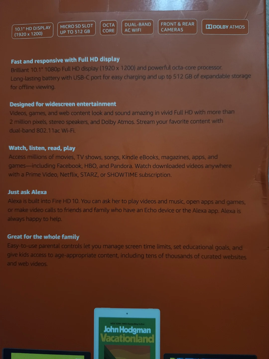 Amazon Fire HD 10 Tablet 10.1" Full HD Display