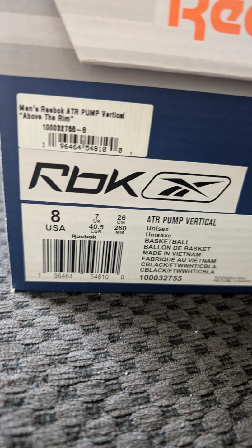 Reebok ATR Pump Vertical "Above The Rim" Basketball Shoes - photo 5