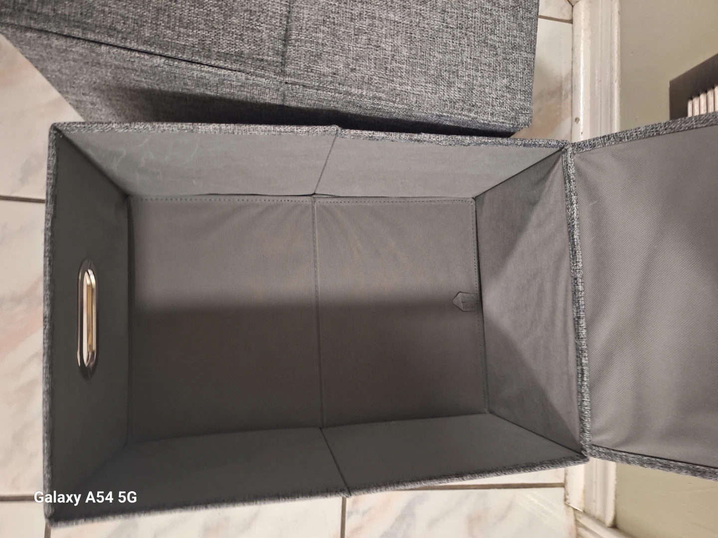 Set of 2 Fabric Storage Bins with Lids- Brand new - photo 4