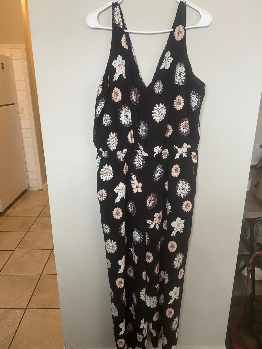 Loft Outlet Floral Jumpsuit Size L - photo 3