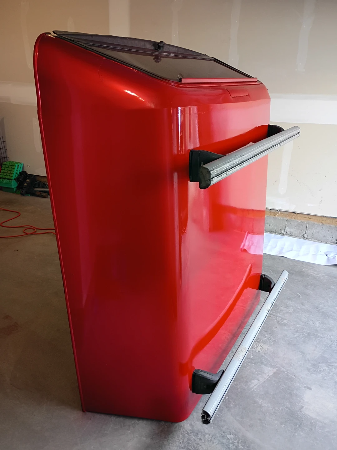 Red Truck Bed Cap with Rack Rails - photo 2