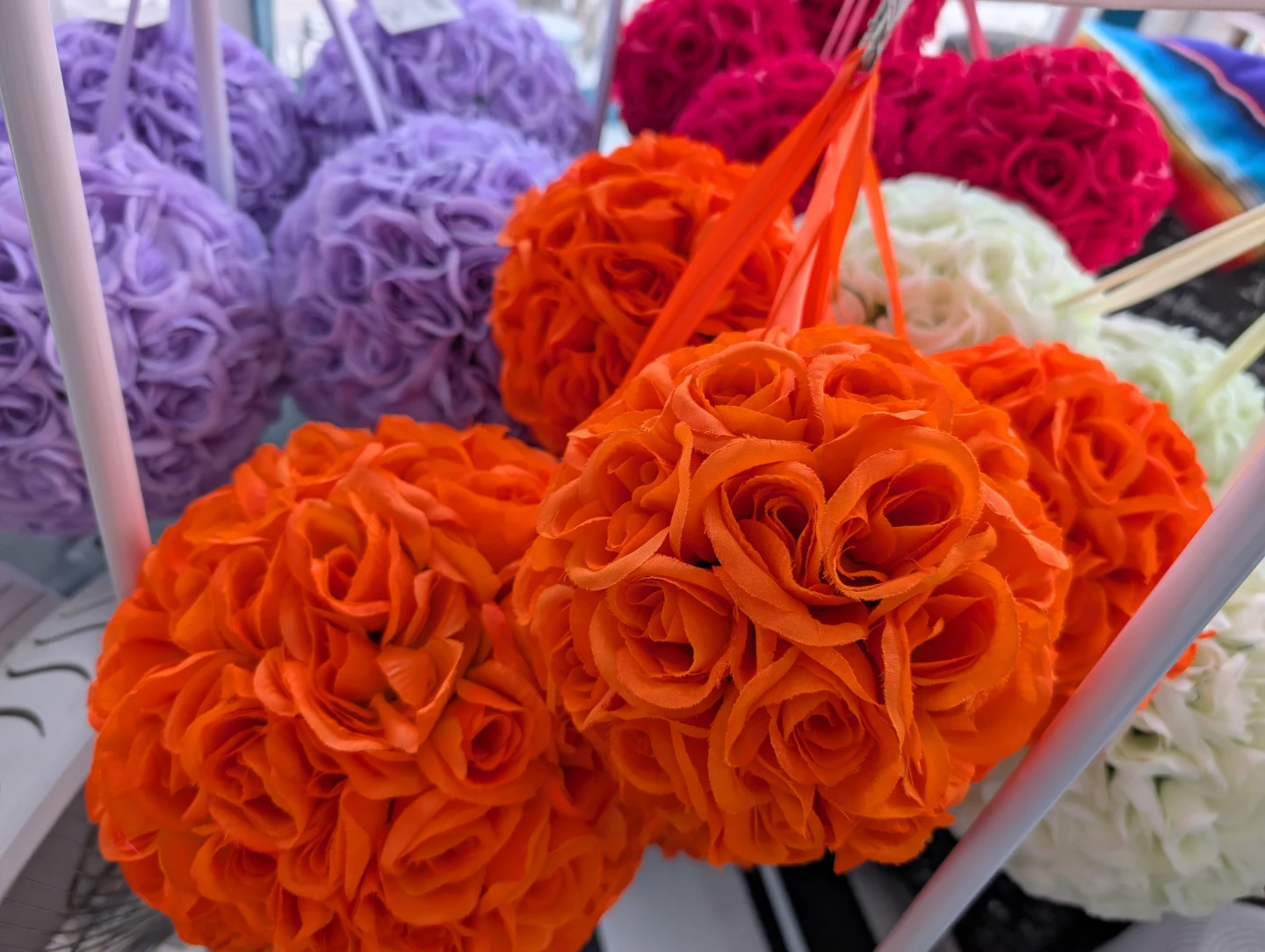 Floral Kissing Balls - Rose Balls