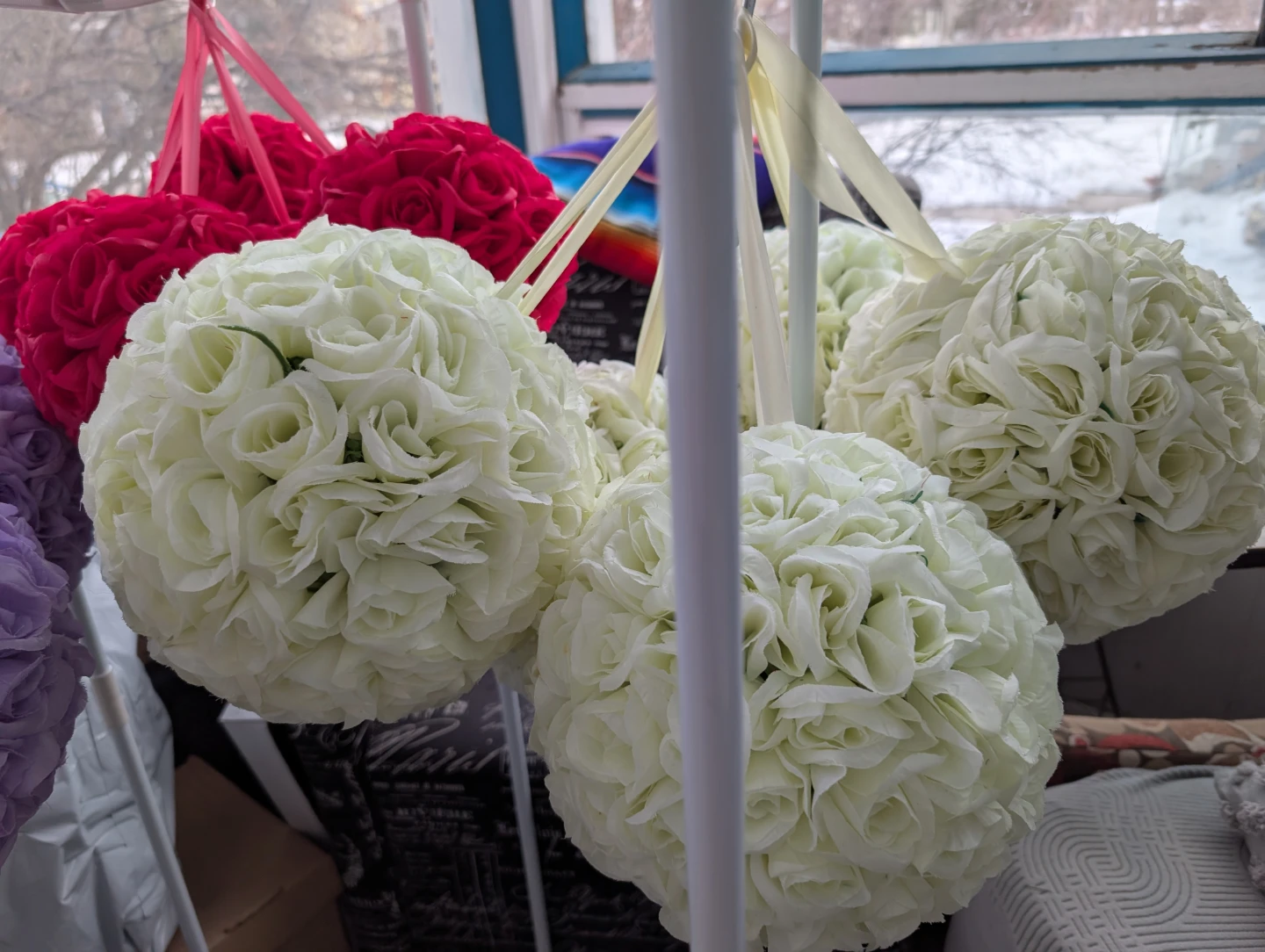 Floral Kissing Balls - Rose Balls - photo 3
