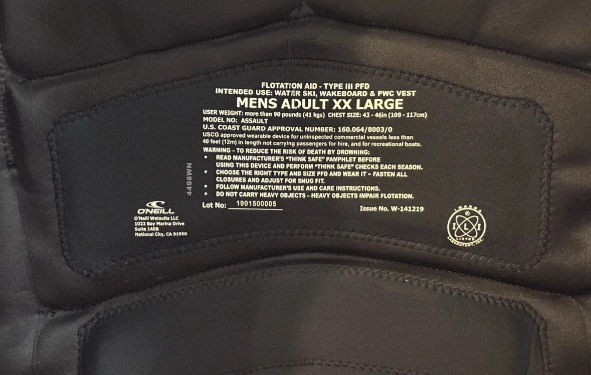 O'Neill Assault Men's XX-Large PFD Vest - photo 4