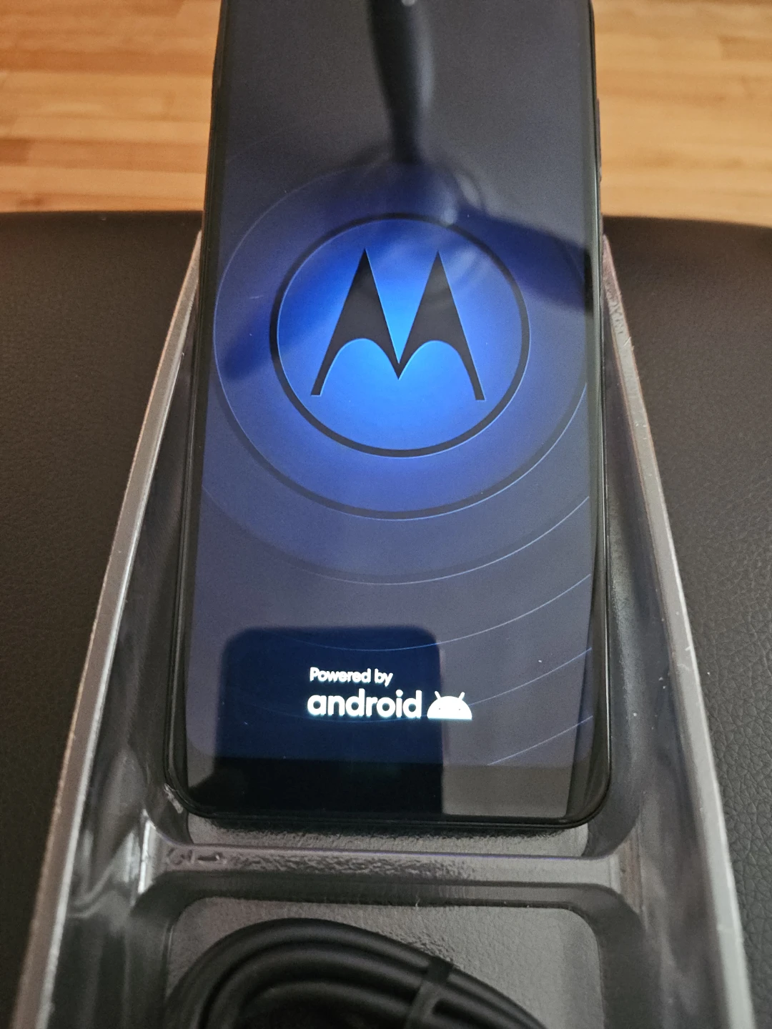 Motorola Smartphone with Charging Cable