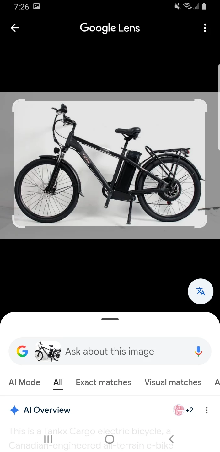 TANKX Cargo Electric Bicycle - photo 2