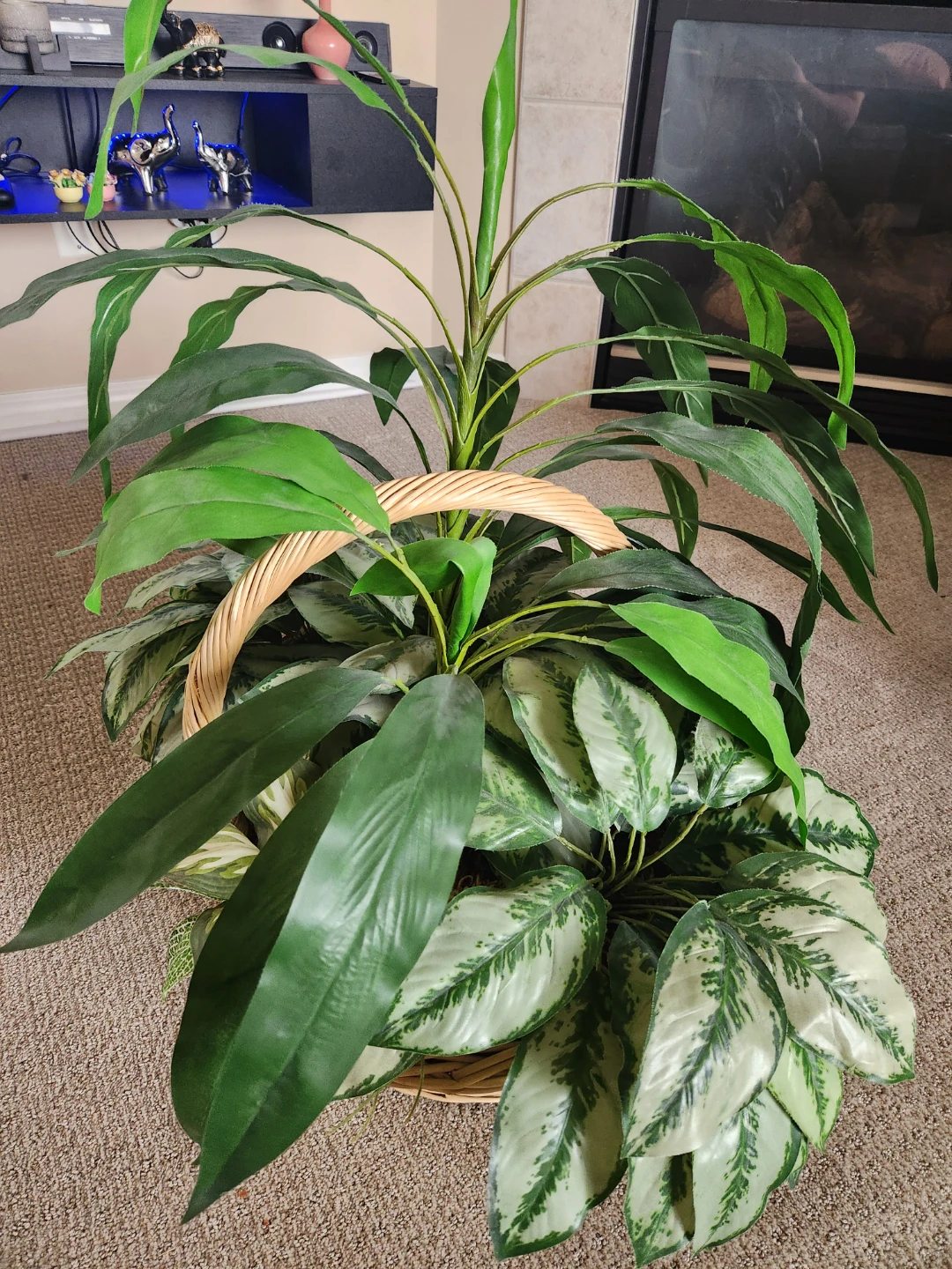 Artificial Plant in Wicker Basket - photo 4