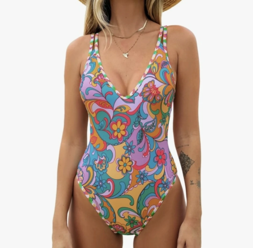 CUPSHE | boho double strap low back