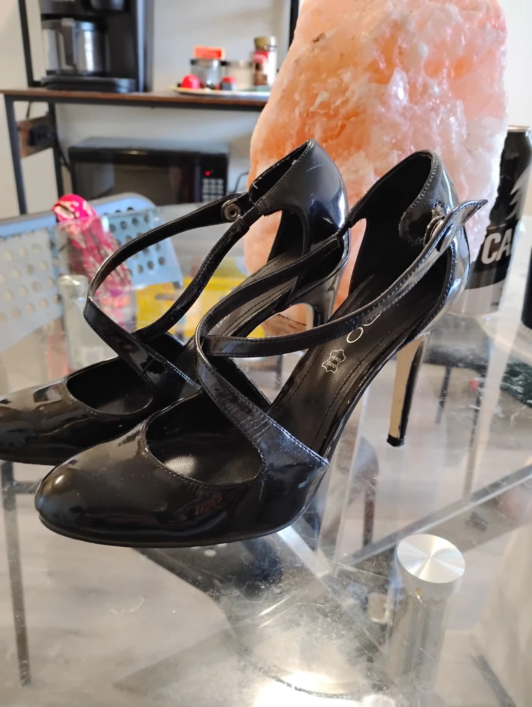 ALDO Black Patent Leather Heels - photo 2