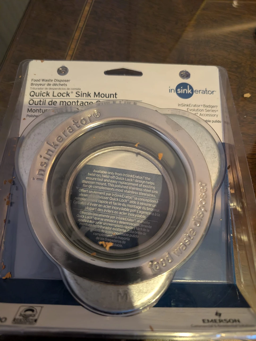 InSinkErator Quick Lock Sink Mount for Food Waste Disposer