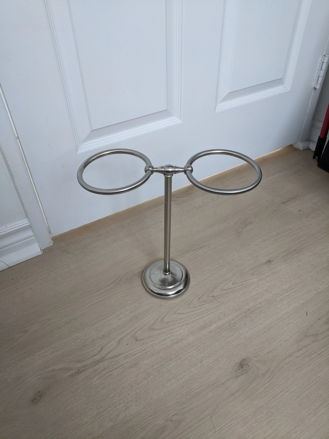Metal Double Ring Tabletop Napkin Holder Stand