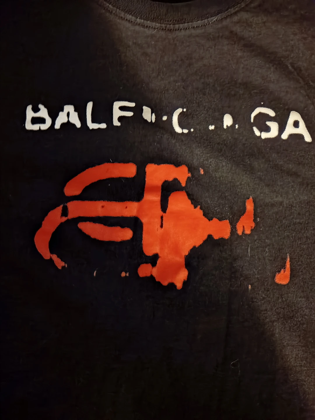 Balenciaga Black Graphic T-Shirt - photo 5