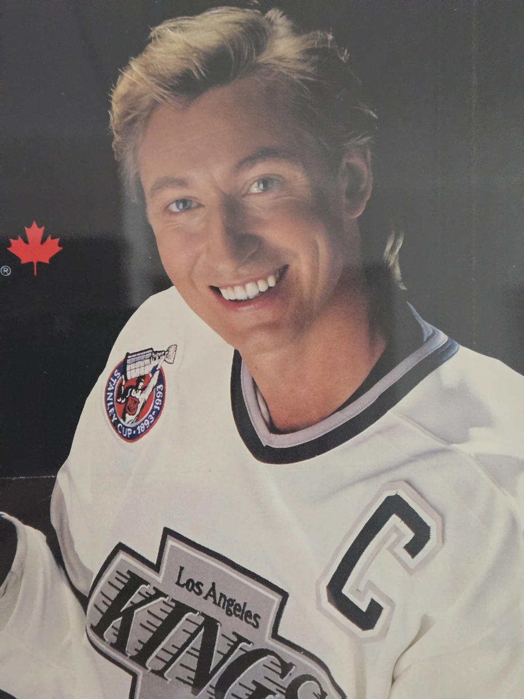Vintage Framed 1994 Wayne Gretzky Domino's Pizza Ad. - photo 4