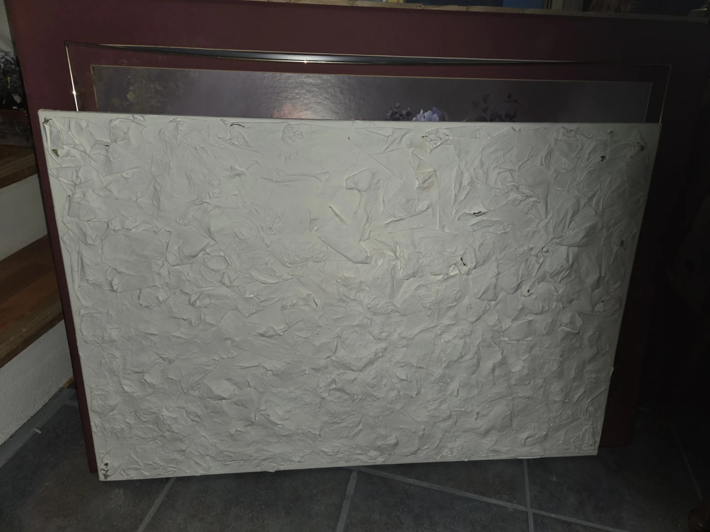 Textured White Wall Art