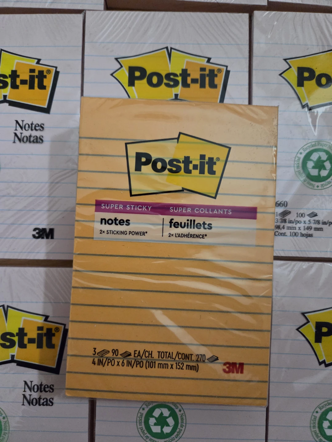 12 packs of post it lined note pads - photo 2