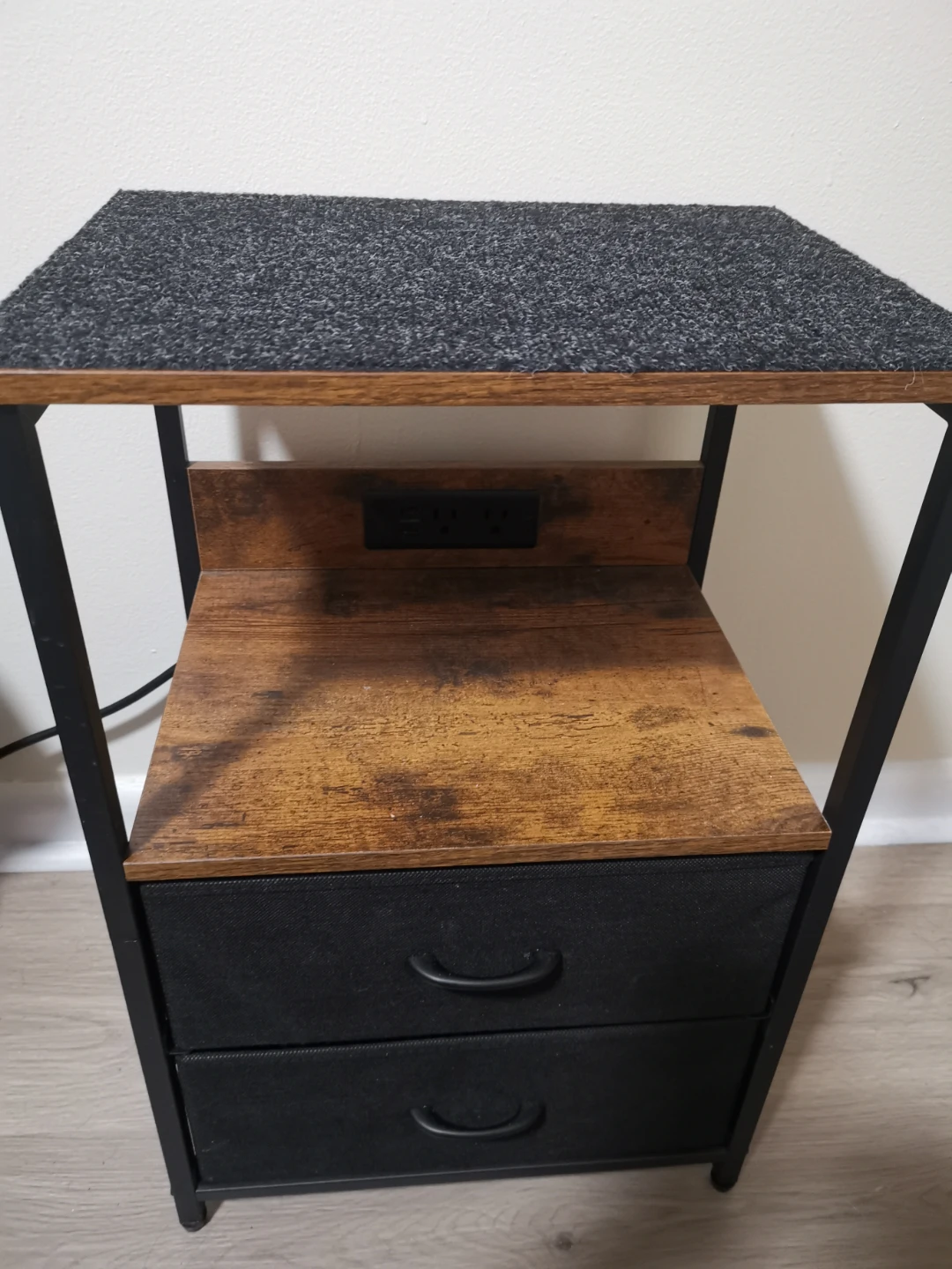 Seventable Nightstand with Charging Station - photo 2