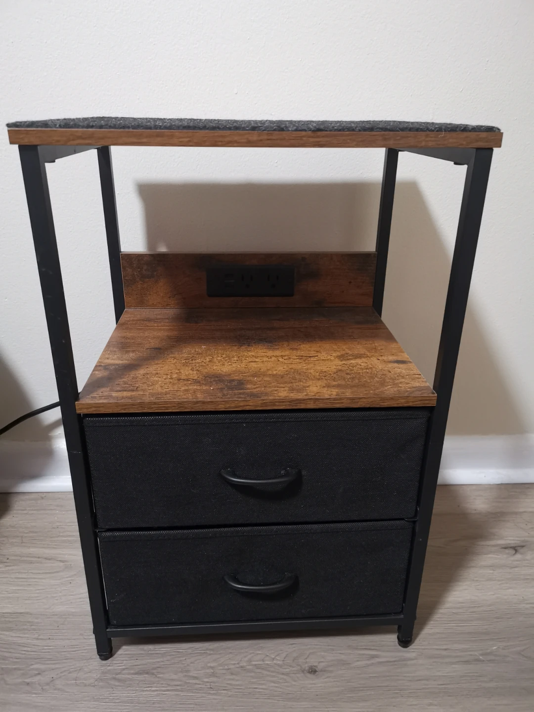 Seventable Nightstand with Charging Station - photo 3