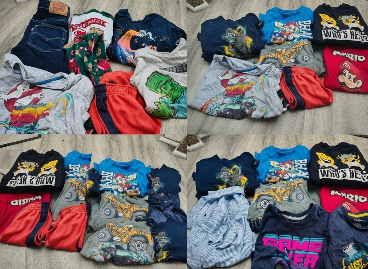 Levi's Jeans and Kids' T-shirts Bundle